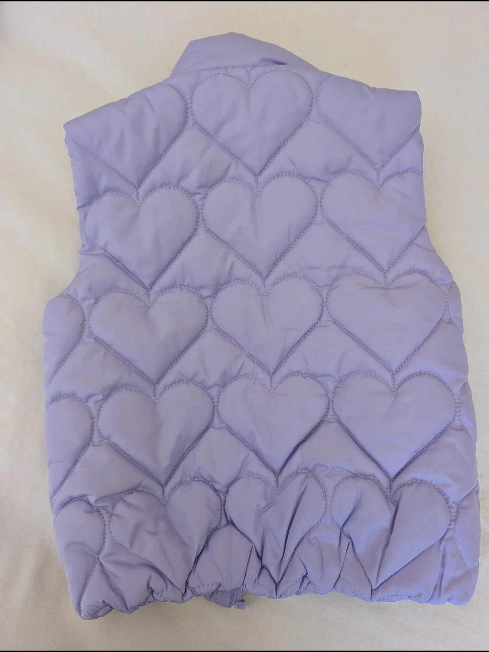Tucker + Tate Quilted Heart Vest in Light Lavender